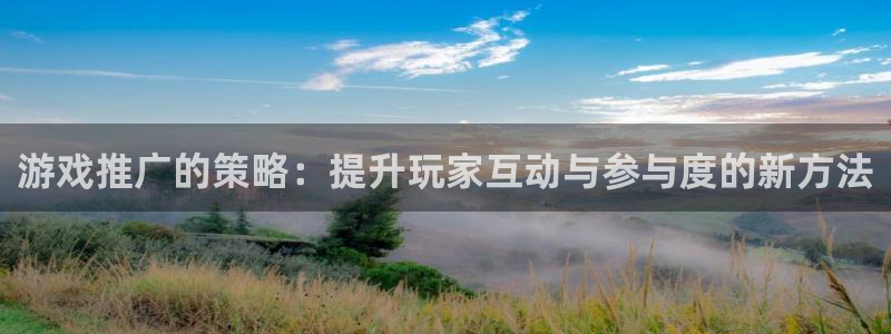 游戏平台乐玩有哪些：游戏推广的策略：提升玩家互动与参与度的新